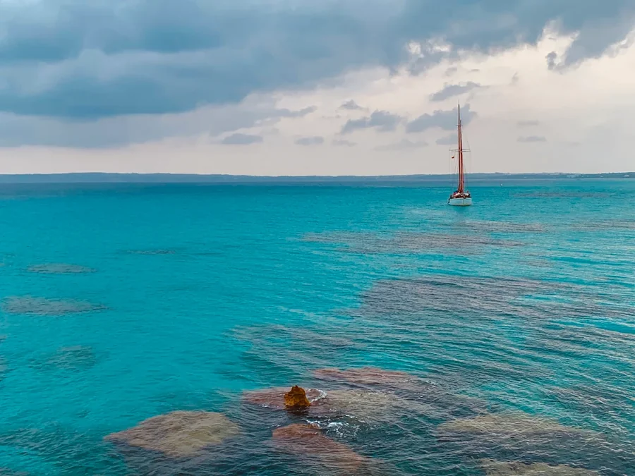 Vista aérea de Formentera